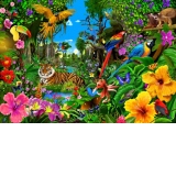 Puzzle - Jungle Sunrise, 1500 piese (70150)