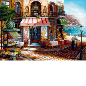 Puzzle - Chez Michelle, 1000 piese (70124)