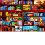 Puzzle - The Library The Travel Section, 1000 piese (70212)