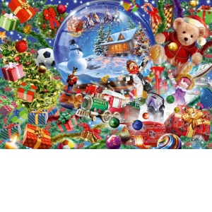 Puzzle - Christmas Globe, 1000 piese (70236-P)