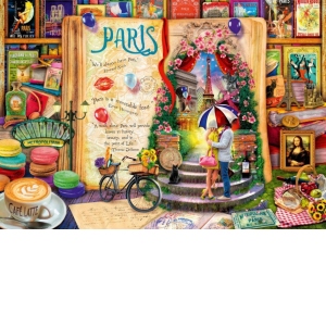 Puzzle - Aimee Stewart: Life is an Open Book Paris, 1000 piese (70239-P)