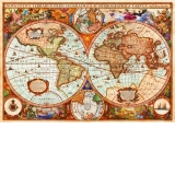 Puzzle - Aimee Stewart: Vintage Map, 1000 piese (70329-P)