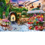 Puzzle - The Flower Market, 1000 piese (70334-P)