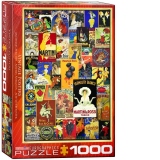 Puzzle Vintage Posters, 1000 piese (6000-0769)