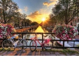 Puzzle Sunrise in Amsterdam, 1000 piese (61543)