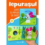 Iepurasul. Carte cu papusa de deget