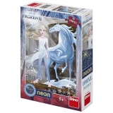 Puzzle Neon XL - Frozen II - Calul de gheata (100 piese)