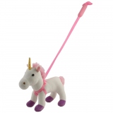 Unicorn din plus cu lesa