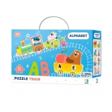 Puzzle - Trenuletul alfabetului (21 piese)