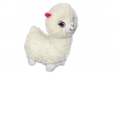 Jucarie de plus, Alpaca, Alb, 25 cm