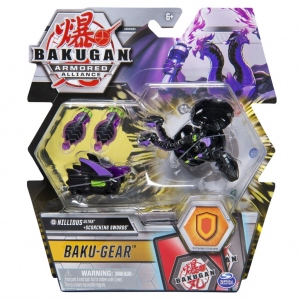 Bakugan S2 Bila Ultra Nillious cu Echipament Baku-Gear Scorching Swords