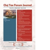 Cluj Tax Forum Journal 1/2020