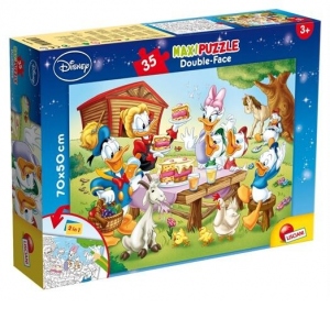 Puzzle de colorat - Familia Donald Duck (35 piese)