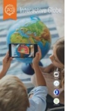 Glob geografic interactiv cu elemente VR/AR, iluminat, in relief (25 cm)