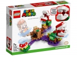 LEGO Super Mario - Set de extindere - Provocarea Plantei Piranha 71382, 267 piese