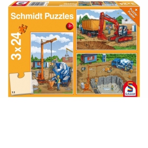 Puzzle 3x24 piese - Sa construim