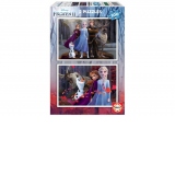 Puzzle 2x100 piese Frozen 2