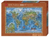 Puzzle 2000 piese Amazing World