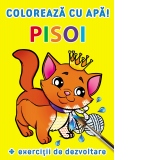 Coloreaza cu apa! Pisoi (+exercitii de dezvoltare)