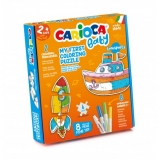 Set Puzzle + 8 carioci Transports Carioca Baby