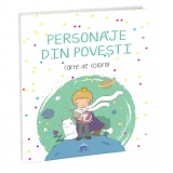 Personaje din povesti, carte de colorat