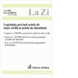 Legislatia privind actele de stare civila (actualizat la 01.06.2005)