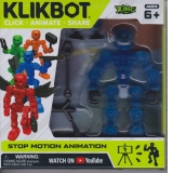 Figurina Robot articulat transformabil KlikBot, Blue