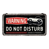 Placa metalica cu snur 10x20 Do not disturb Gaming in progress