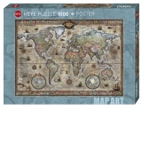 Puzzle 1000 piese Retro World