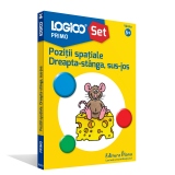 Logico Primo - Set cu rama. Pozitii spatiale. Dreapta-stanga, sus-jos (5+)