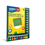 Logico Piccolo - Set cu rama. Exploreaza tabelul numerelor pana la 100 (8+)