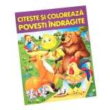 Citeste si coloreaza. Povesti indragite