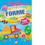 Activitati distractive. Forme. Gandeste si lipeste.100 autocolante