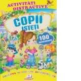 Activitati distractive. Copii isteti. Observa si lipeste diferentele. 100 autocolante