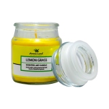 Lumanare Decorativa Borcan, Lemon Grass, 20h