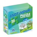 Anotimpuri - Puzzle pentru podea