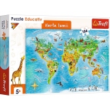 Puzzle Educational Harta Lumii