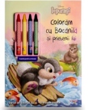 Disney. Iepurasi. Coloram cu Bocanila si prietenii lui. Carte de colorat cu 4 creioane cerate