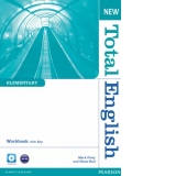 New Total English Elementary Workbook with Key and Audio CD Pack