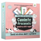 Kit Primele 400 de cuvinte frecvente de citit rapid. Invat sa citesc dintr-o privire!