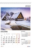 Calendar perete A3 policromie Peisaje 2022