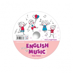 CD audio Learn English with music, clasa pregatitoare