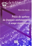 Le Precis de syntaxe du francais contemporain a usage economique