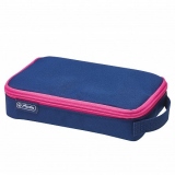 Penar tip etui 2 Go, culoare bleumarin/roz