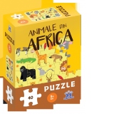 Puzzle Animale din Africa