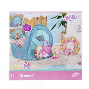 BABY born - Set plaja - cort cu accesorii