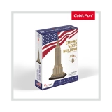 Cubic Fun - Puzzle 3D Empire State Building (Nivel Mediu 54 Piese)