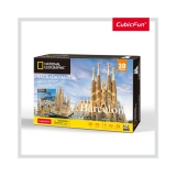 Cubic Fun - Puzzle 3D+Brosura-Sagrada Familia 184 Piese