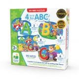 Set Primele Mele 4 Puzzle-Uri Abc - Eng