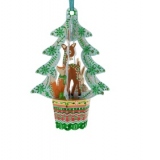 Ornament de brad de Craciun Santoro Baubles- Brad si animale